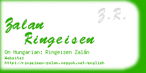 zalan ringeisen business card